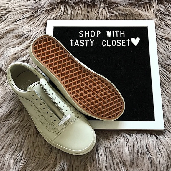 Vans old skool cement leather sneakers - Picture 4 of 4